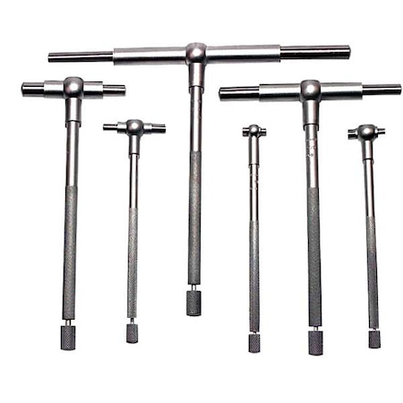 Tesa Brown & Sharpe Telescoping Gage Set, 6 Pieces, 5" Depth 599-591-20