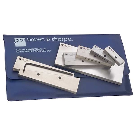 Tesa Brown & Sharpe Adjustable Parallel Set, 3/8 to 2-1/4" 599-673-20