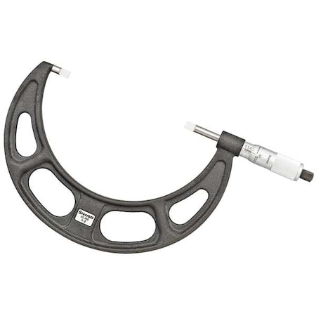 Starrett Blade Micrometer, 5-6", 0.001" Res 486P-6