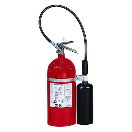Kidde Fire Extinguisher, 10 lb Capacity, Class BC , UL Rating10B:C , Carbon Dioxide PRO10CDM