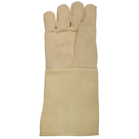 Condor Condor Heat Resistant Gloves, Kevlar(R)/Cotton, 660  Degrees F Max Temp., Gauntlet Cuff L ( 9 ) 5T356