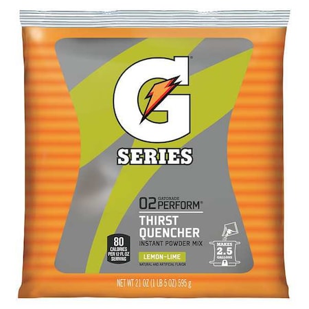 Gatorade Sports Drink Mix Powder 21 oz., Lemon-Lime 03969