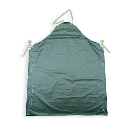 Honeywell North Disposable Bib Apron, EVOH, Polyethylene, Sealed, 2.7 mil, 45 in, Silver, 45 in x 36 in SSA