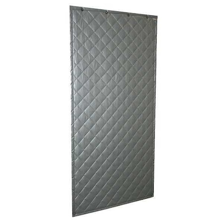 Sound Seal Acoustic Partition, 0.75 NRC, Fiberglass, 4 ft W, 8 ft L, 1 in Thick, Gray 110