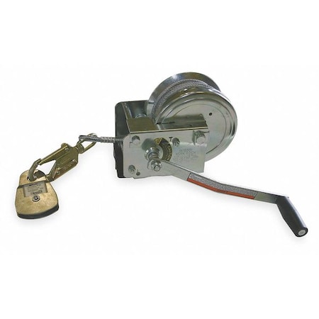 える1 Miller Confined Space Winch, 12 in. Wx11 in. H 8441-Z7/88FT | Zoro