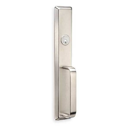 Assa Abloy Accentra Pull, Escutcheon Pull w/Lock, Non-Handed 632F-US32D