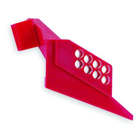 Brady Ball Valve Lockout, Fits 1-1/4 to 1 In. 65692