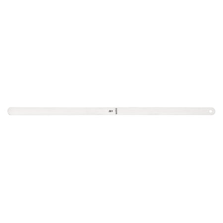 Starrett Thickness Gage, 0.001 In, 1/2 x 12 In 667-1