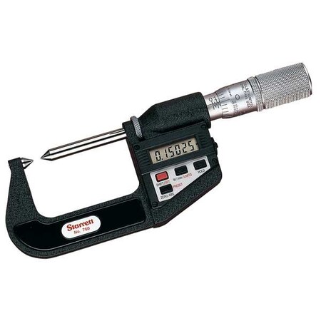 Starrett Electronic Screw Thread Micrometer, 0 to 1In 760FL