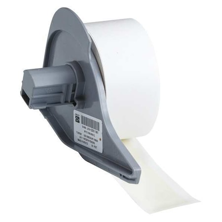 Brady Label Tape Cartridge, Clear, Labels/Roll: Continuous M71C-1000-595-CL