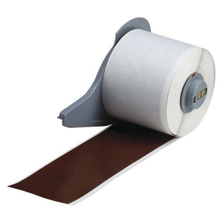 Brady Label Tape Cartridge, Brown, Labels/Roll: Continuous M71C-2000-595-BR