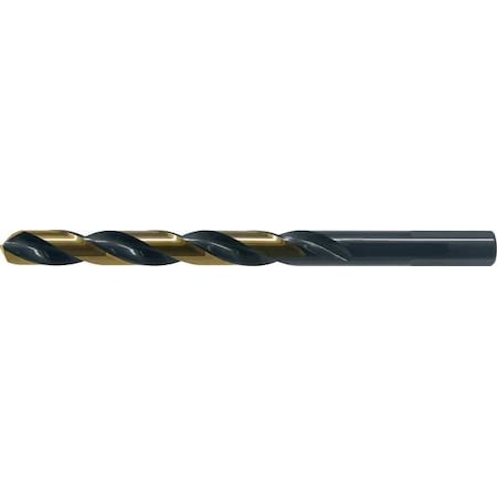 Westward 31/64" HSS Black/Gold 135 Deg. Jobber Length Drill Bit 5UDF4