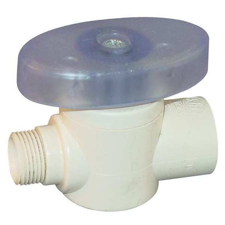 Spears 1/4-Turn Stop, Straight, 1/2 Inx3/8 In 7422CM-073