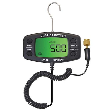 Jb Industries Vacuum Gauge, Digital, LCD DV-41