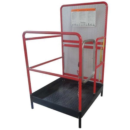 Dayton Work Platform, L48", W36In, H66" 5UEW1