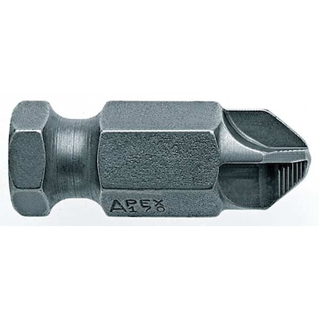Apex Tool Group Power Bit, SAE, 7/16", Hex Power Drive, PK5 170-5/16-ACR-5PK