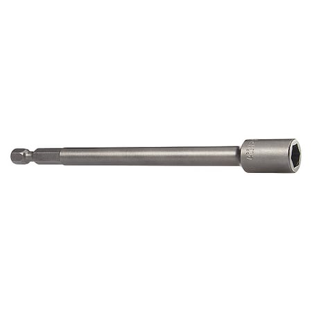 Apex Tool Group Nutsetter, 5/16"Hex, 4" L, Steel, Unfinished M6N-0810-4