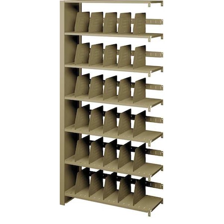 Tennsco Letter Size Add-On Unit 127648AC