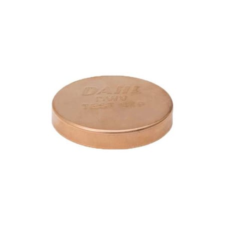 Streamline 1-1/2" NOM C Copper DWV Test Cap W 07638