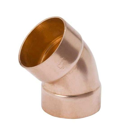 Streamline 1-1/2" NOM C Copper 45 Degree DWV Elbow W 07421