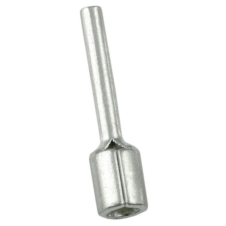 Power First Pin Terminal, 14 AWG, 600 V, Bare Insulated, Bare, Crimp Termination Only, 100 PK 5UGP7