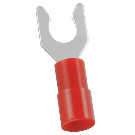 Power First 22-16 AWG Nylon Locking Fork Terminal #8 Stud PK100 5UGR4