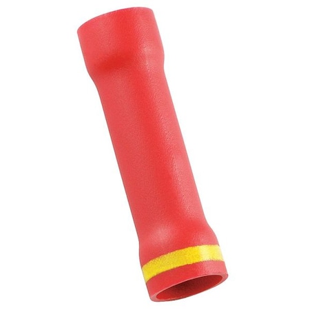 Power First Butt Splice Wire Connector, 8 AWG Max, Red, Vinyl Insulation, 600 V, 50 PK 5UGV0