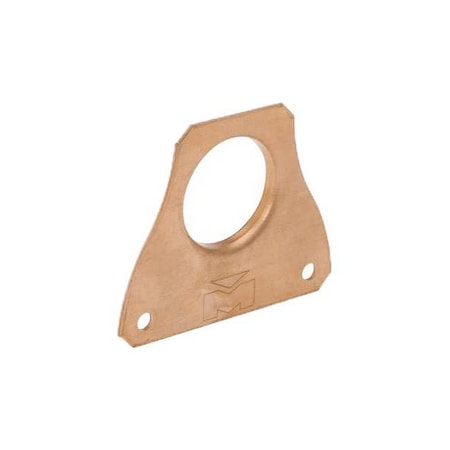 Streamline Pipe Hanger, High Ear, 1/2 In, Cast Brass A 03167