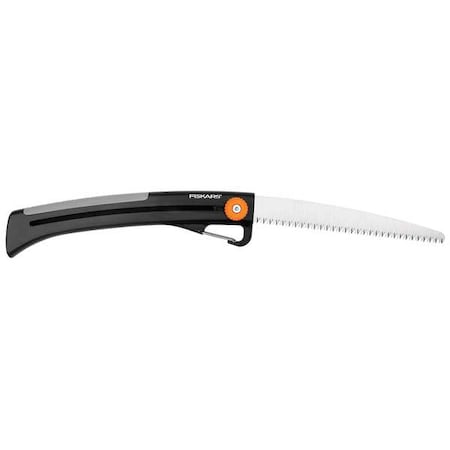 Fiskars Carabiner Sliding Saw, Stainless Steel 10 in L Blade, Fiberglass Handle, 20 in Tool L 92586935J