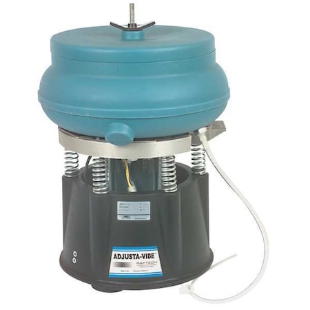 Raytech Vibratory Tumbler, Drain, 115V, 0.35 Cu.Ft. 23-026
