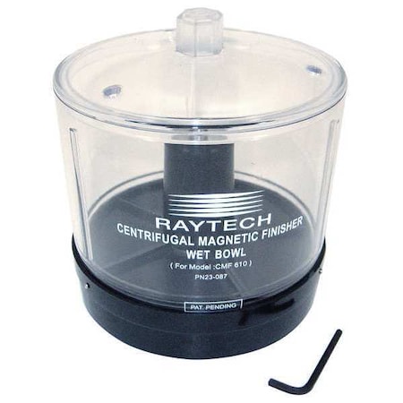 Raytech Centrifugal Magnetic Finisher Dry Bowl 23-086