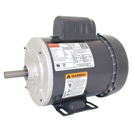 Dayton Capacitor-Start General Purpose Motor, 1/2 hp HP, 115/208-230V AC Voltage, 56 Frame 5UKF1
