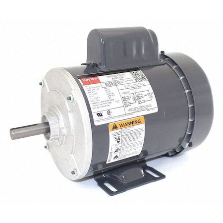 Dayton Capacitor-Start General Purpose Motor, 1/2 hp HP, 115/208-230V AC Voltage, 56 Frame 5UKF2