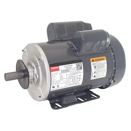 Dayton Capacitor-Start/Run General Purpose Motor, 2 hp HP, 115/208-230V AC Voltage, 56HZ Frame 5UKG7