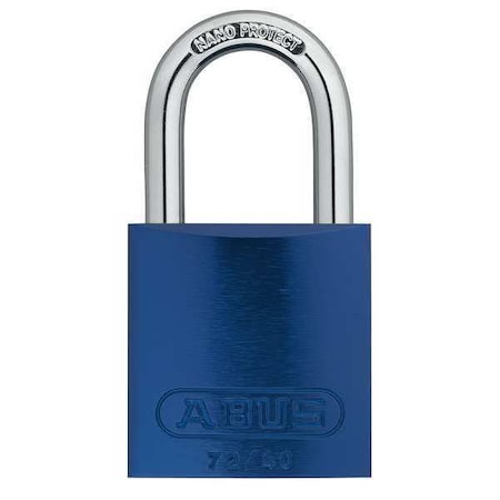 ABUS Lockout Padlock, KA, Blue, 1-1/2"H, PK12 72/40 KAx12 Blue