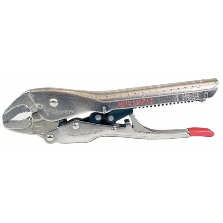 C.H. Hanson Locking Pliers, Curved Jaw, 6-1/4 In. L 06100