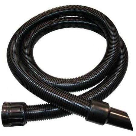 Dayton Vacuum Hose, 9 ft L, Black, Plastic 5UMR9