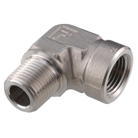 Parker 1/8" FNPT x MNPT SS Street 90 Degree Elbow 2-2 SE-SS