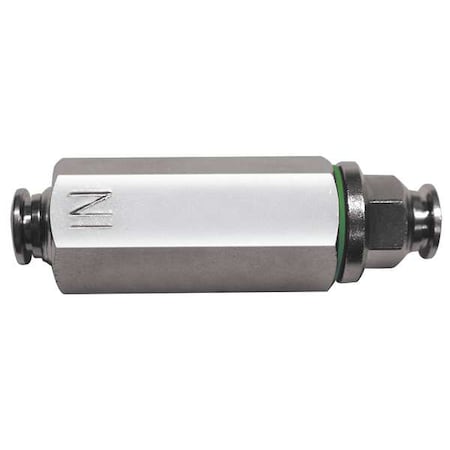 Aignep Usa 1/4" Push-to-Connect Nickel Brass Inline Filter 82670VM-04