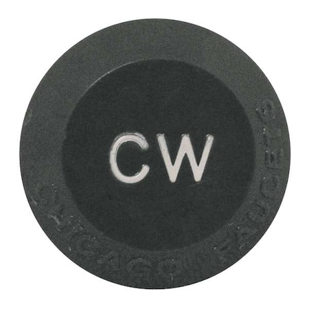 Chicago Faucet Cold Water Button, 7/16" x 3/4", Plastic 216-178JKNF