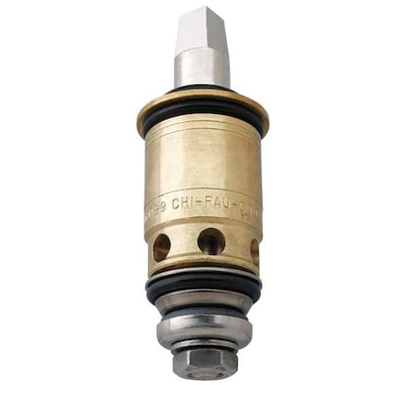 Chicago Faucet LH Quaturn Cartridge For Manual Lavatory Faucets, 2-5/8 in x 1 in, Brass 1-100XTJKABNF