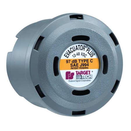 Federal Signal Back Up Alarm, 97dB, 3 In. Dual Function 210333