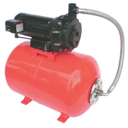 Dayton Convertible Jet Pump System, 1HP, 115/230V 5UXL3