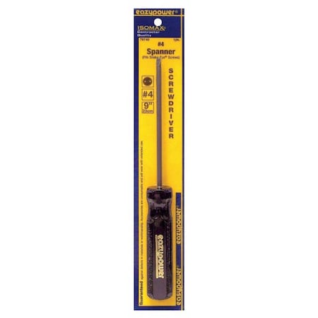 Eazypower Tamper Resistant Spanner Screwdriver #4 Round 79740
