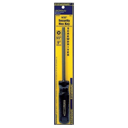 Eazypower Tamper Resistant Hex Screwdriver 9/32 in Round 79729