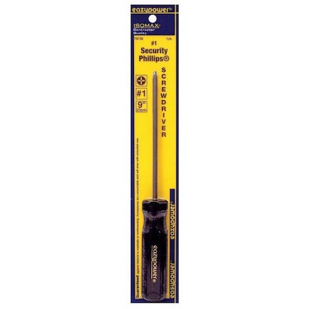 Eazypower Tamper Resistant Screwdriver #1 Round 79736