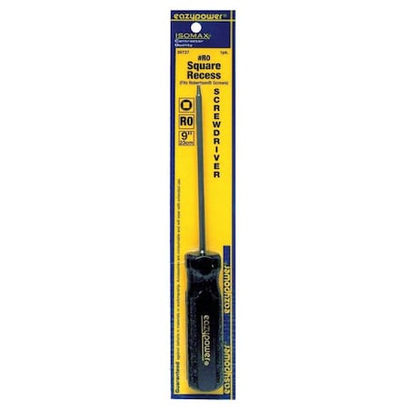 Eazypower General Purpose Square Screwdriver #0 Round 35727