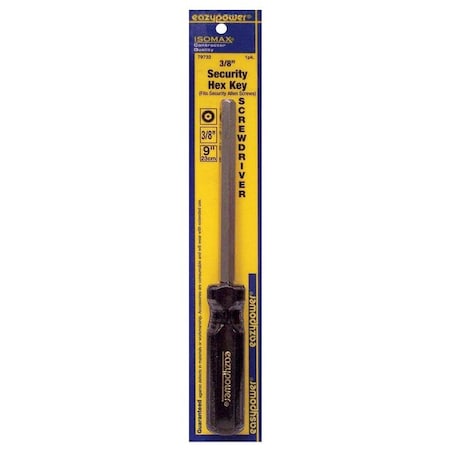 Eazypower Tamper Resistant Hex Screwdriver 3/8 in Round 79732