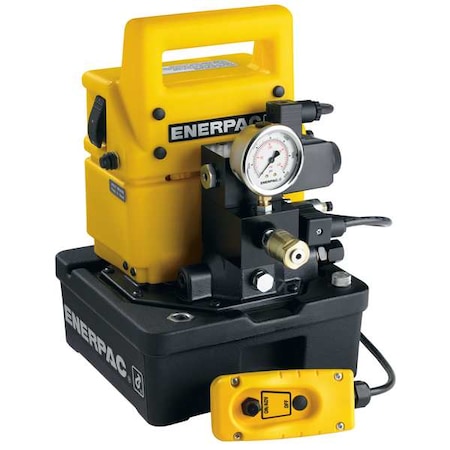Enerpac Hydraulic Electric Pump, Single Acting, 0.5 hp, Universal Motor, 5,000 psi Max Pressure WUD1100B
