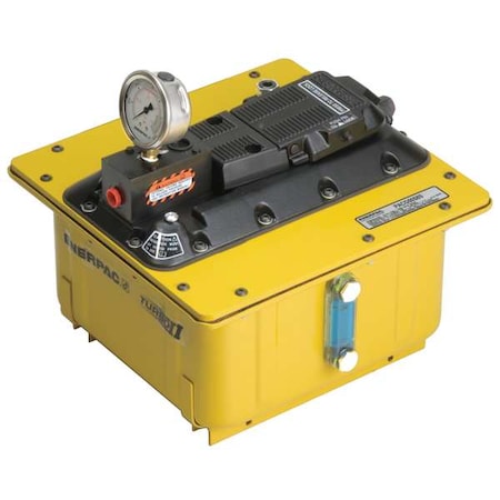 Enerpac Pump, Air/Hyd, 5000 PSI, 2 Gal, w/Gauge PACG50S8S